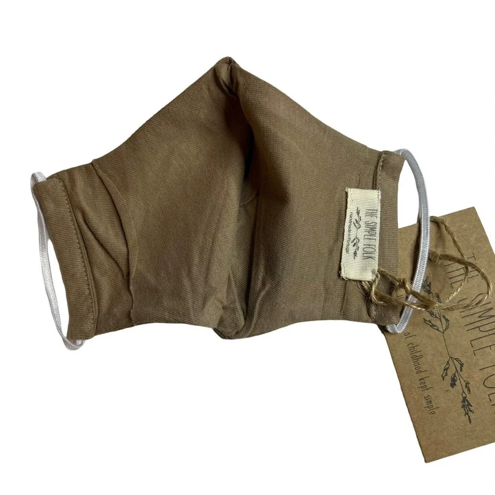 The‎ Simple Folk Organic Cotton Childrens Face Mask Mushroom New